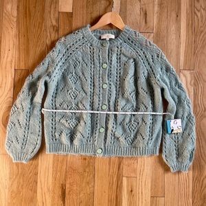 Sezane EUC Mario Jumper Sweater Celadon XS